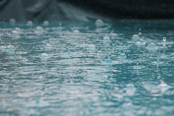 Heavy rain on water surface — emergency plumbing dispatch in Toronto